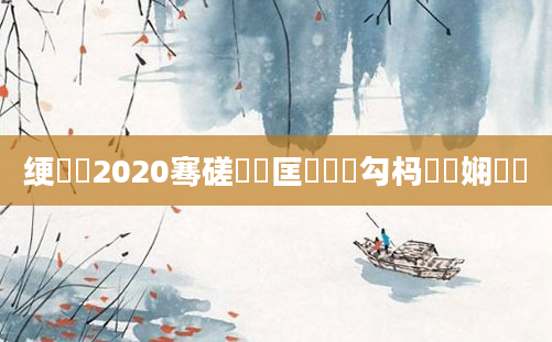 绠楀懡2020骞磋繍鍔匡紝鏈勾杩愬娍娴嬬畻